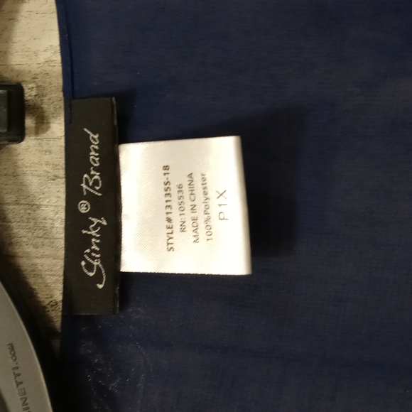 1214 Slinky Brand Open Front Cardigan Blouse - Picture 4 of 4